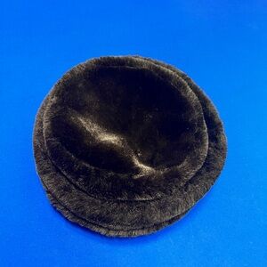 Brown Faux Fur Beret